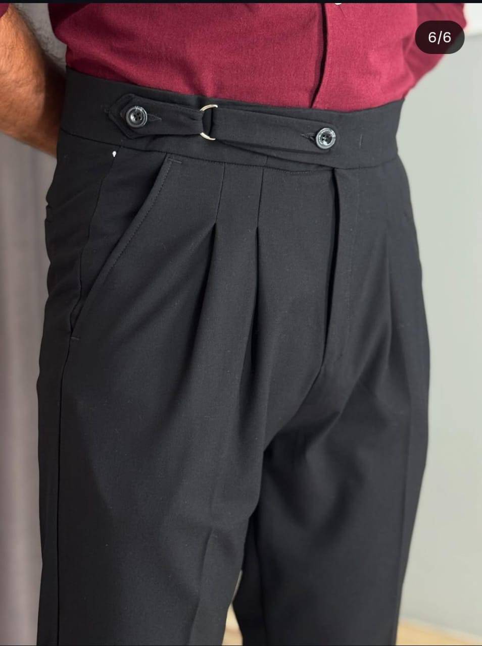 pantalon homme classique avec pince