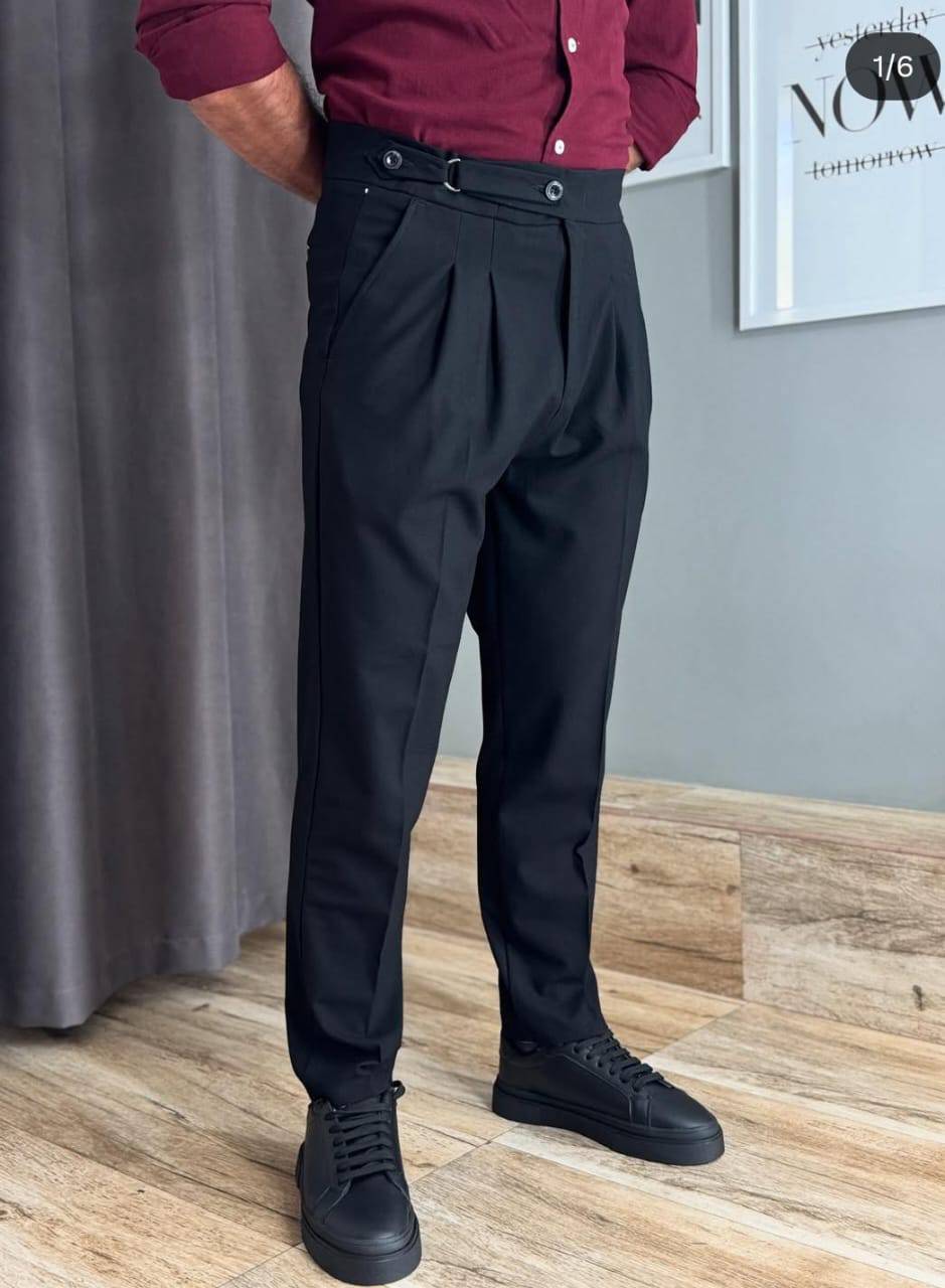 pantalon homme classique avec pince بنطال رجالي كلاسيكي